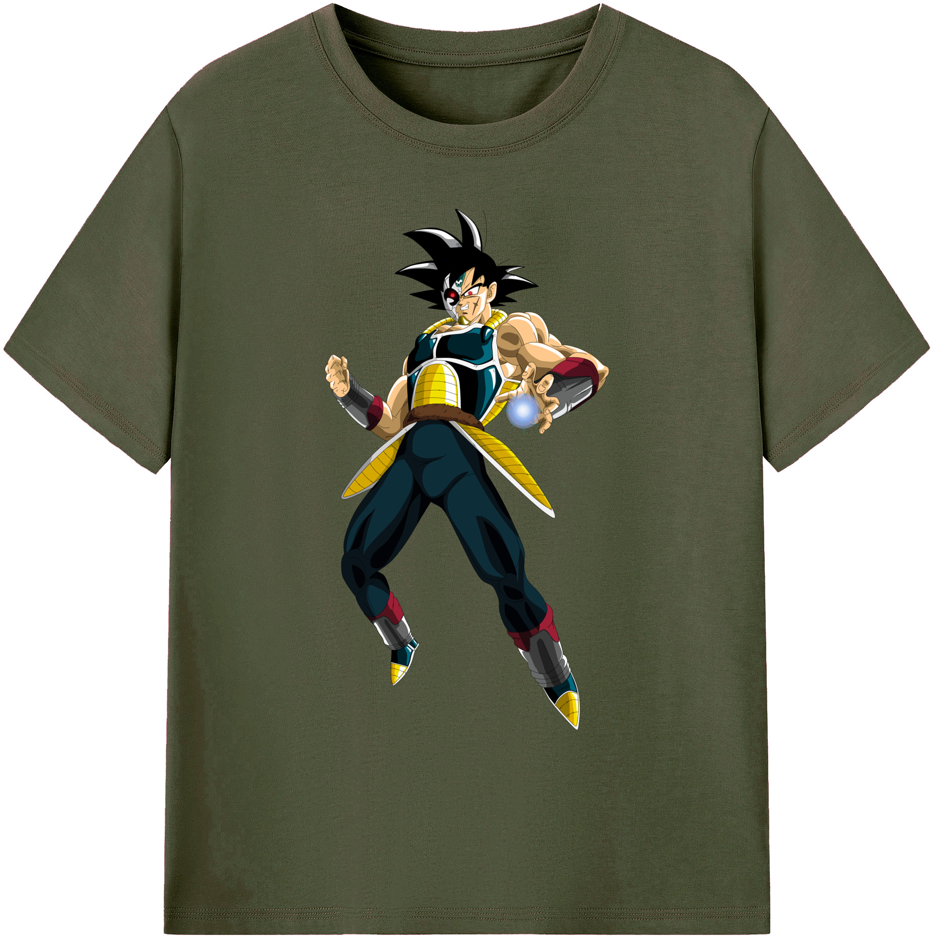 （画像用） ドラゴンボール バーダック DRAGON BALL Burdock 綿100％ メンズ半袖Tシャツ｜肌触りやわらか＆通気性